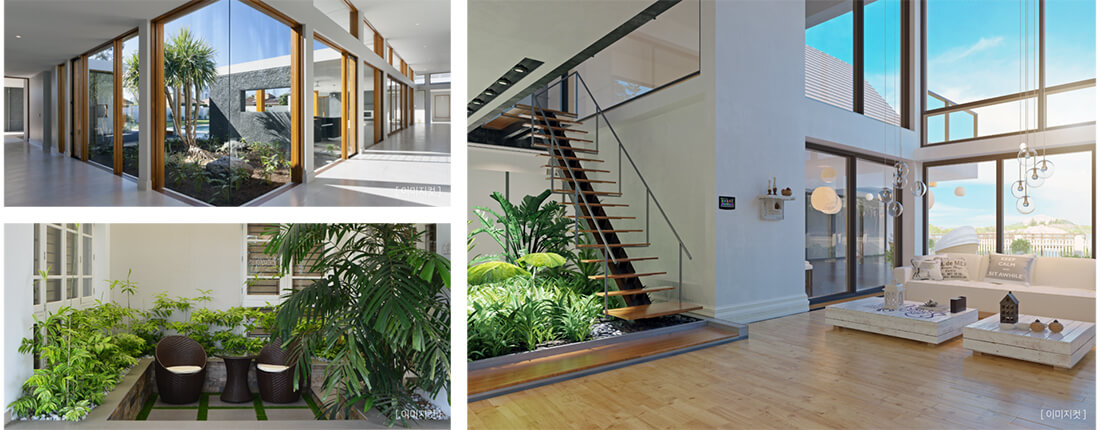 양주 옥정 파티오포레 중정 설계 타운하우스